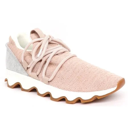 Retro bikini styles for vintage vibes -Sorel Women's Kinetic Scalloped Sole Lace Sneakers - Pink Grey Retro bikini styles for vintage vibes -Sorel Women's Kinetic Scalloped Sole Lace Sneakers - Pink Grey