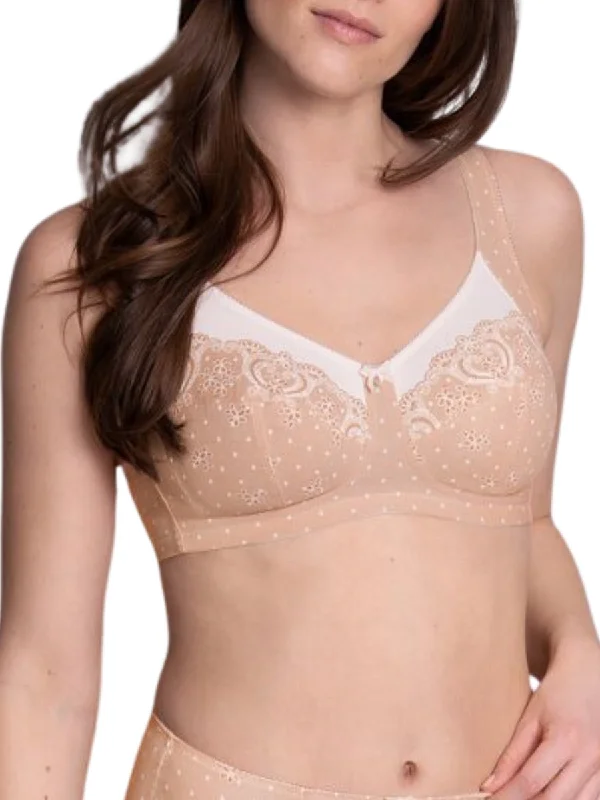 Why should I wear a non wired bra? -3Belvedere Comfort Bra - Powder Peach