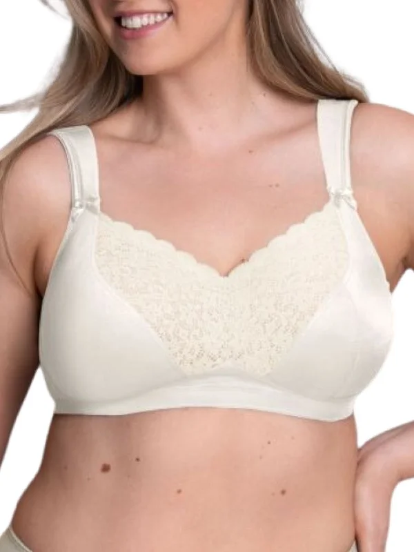 Non wired sports bras for high impact -Havanna Comfort Bra - Crystal