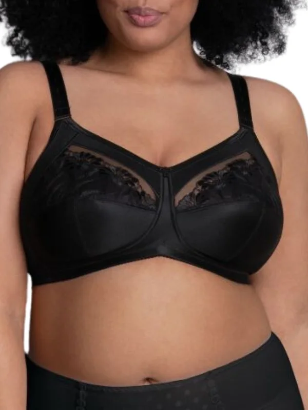 Non wired bras with free shipping code -Safina Comfort Bra - Black