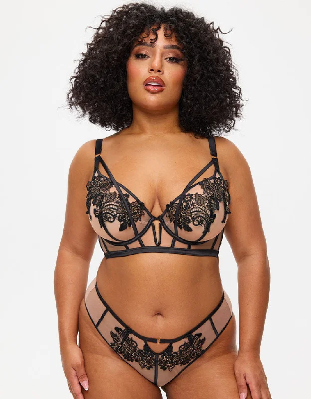 What is a balconette bra good for? -Ann Summers Enticement Plunge Bra Black/Latte