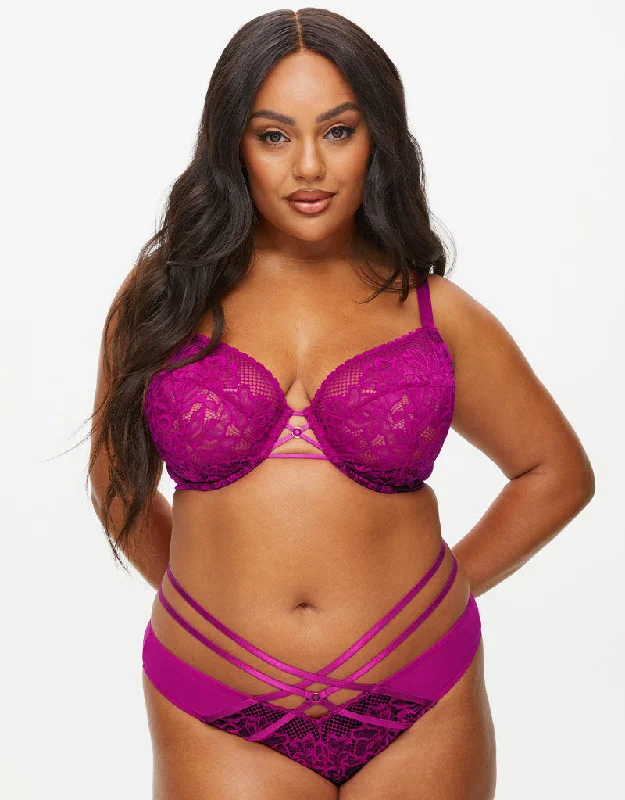 How to choose the right bra size -Ann Summers Lasting Lover Plunge Bra Pink/Black