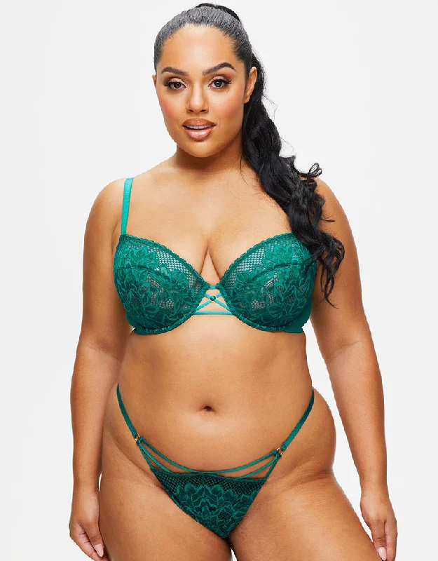 Bras to wear with a backless dress -Ann Summers The Lasting Lover Plunge Bra Green/Black Bras to wear with a backless dress -Ann Summers The Lasting Lover Plunge Bra Green/Black