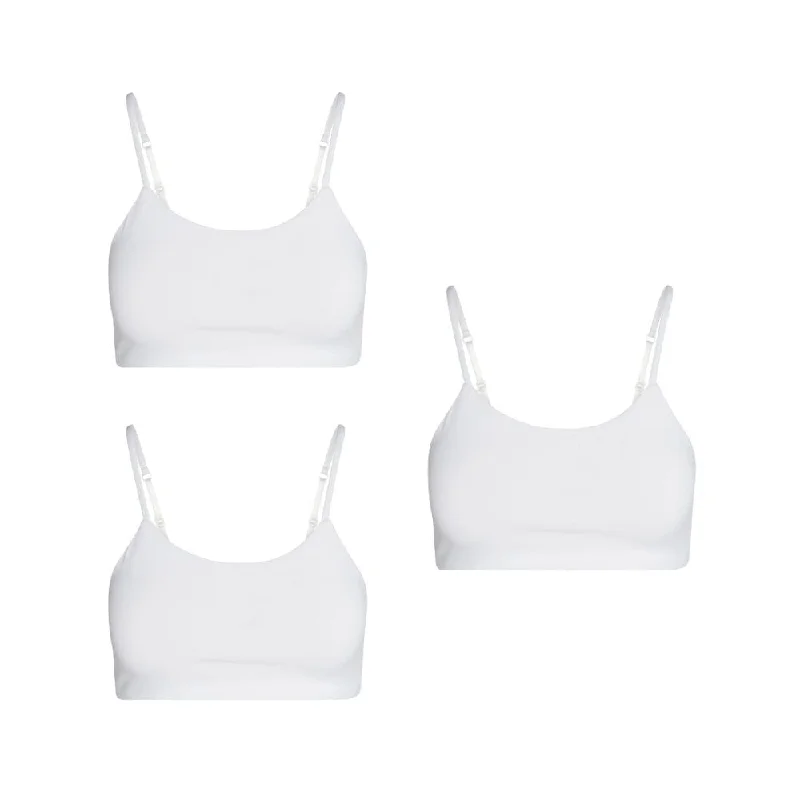 Padded nursing bras for support -Bleum Petal Padded White Bra Bundle - Save 15%