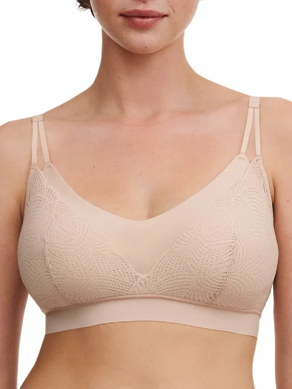 Non wired bras that are durable -SoftStretch Lace Removable Padding Bralette - Golden Beige Non wired bras that are durable -SoftStretch Lace Removable Padding Bralette - Golden Beige