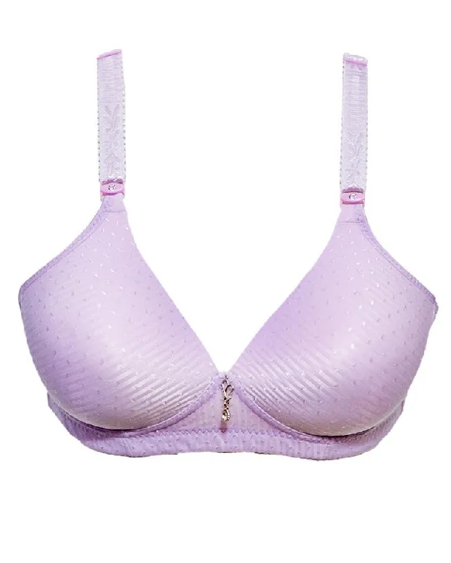 Non wired bras for low impact workouts -Comfortable Bra 226 Purple- Single Padded Non Wired - Ouyasi Non wired bras for low impact workouts -Comfortable Bra 226 Purple- Single Padded Non Wired - Ouyasi