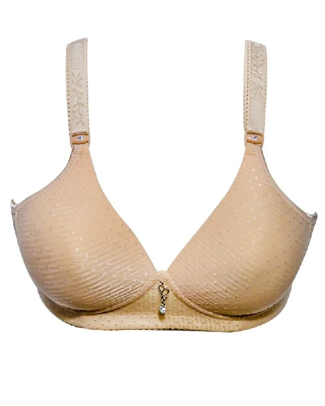 Non wired bras with removable pads -Comfortable Bra 226 Skin- Single Padded Non Wired - Ouyasi Non wired bras with removable pads -Comfortable Bra 226 Skin- Single Padded Non Wired - Ouyasi