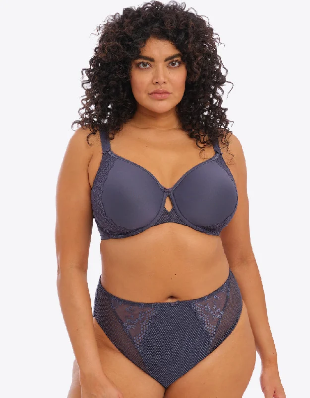 Bras sustainable and eco-friendly materials -Elomi Charley Moulded Spacer Bra Storm
