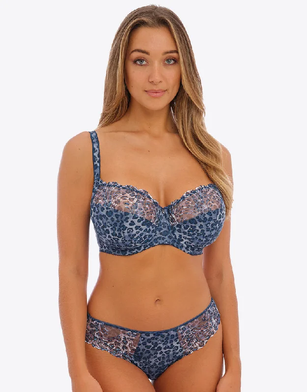Good support bras for plus size -Fantasie Antonia Side Support Bra Blue