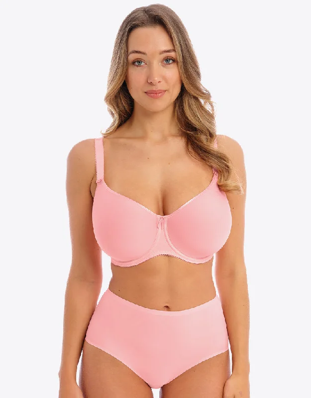 Cotton t-shirt bras for everyday -Fantasie Rebecca Essentials Moulded Spacer Bra Coral Cotton t-shirt bras for everyday -Fantasie Rebecca Essentials Moulded Spacer Bra Coral