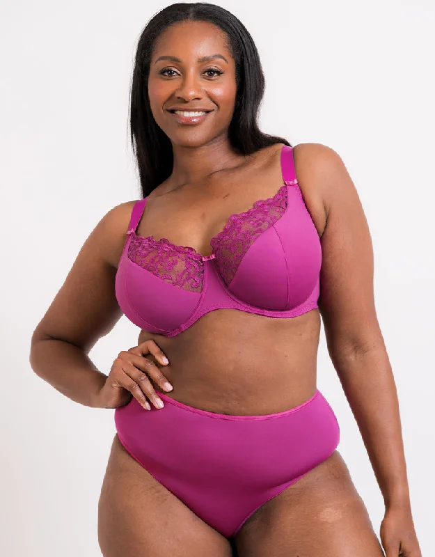 Which bra provides the most lift? -Flirtelle Swirl Balcony Bra & Brief Bundle Orchid Which bra provides the most lift? -Flirtelle Swirl Balcony Bra & Brief Bundle Orchid