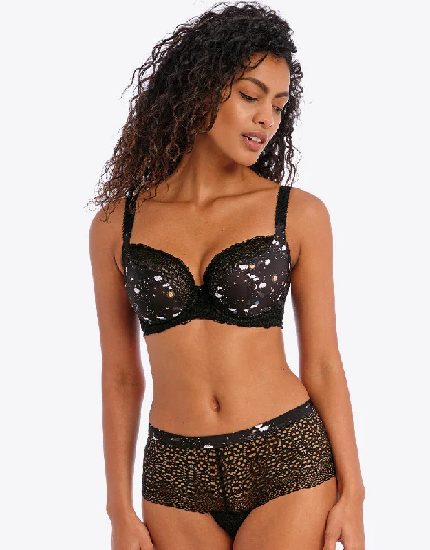 Cotton bras organic materials -Freya Daydreaming Plunge Bra Celestial