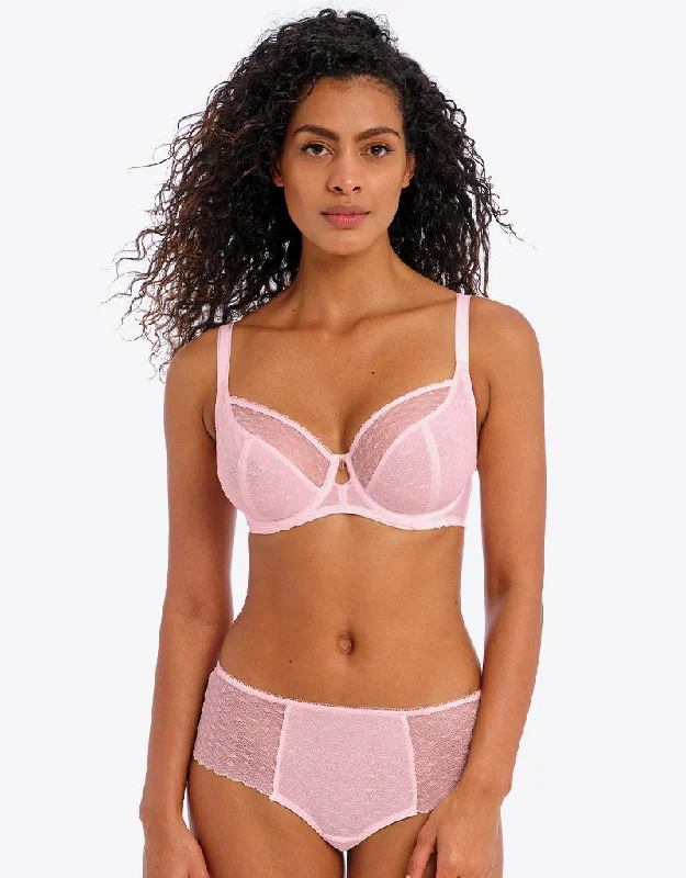 Bras that can be worn strapless -Freya Signature Plunge Bra Barely Pink