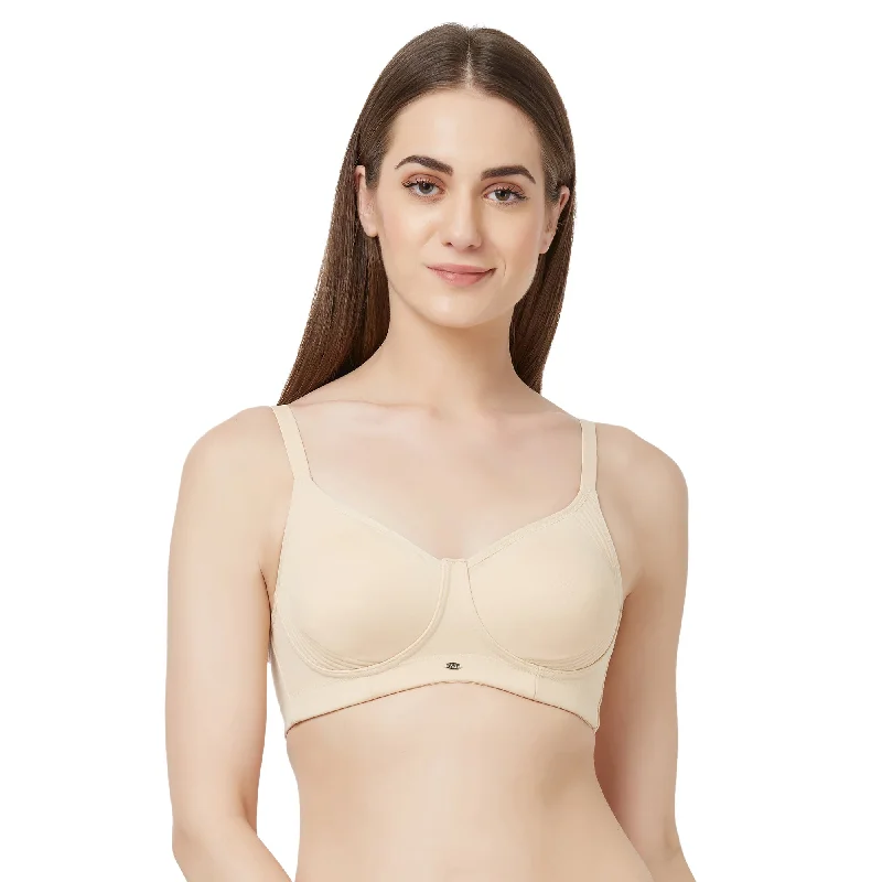 Non wired bras with secure payment -Full Coverage Encircle Non Padded Non Wired Bra- CB-332