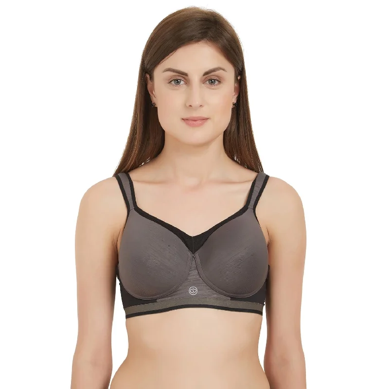 Non wired bras that make you feel confident -Full Coverage High Impact Padded Non Wired Sports Bra-CB-906 Non wired bras that make you feel confident -Full Coverage High Impact Padded Non Wired Sports Bra-CB-906