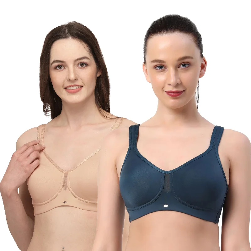 Non wired bras for limited time only -Full Coverage Minimizer Non Padded Non Wired Bra- Combo CB-328 Non wired bras for limited time only -Full Coverage Minimizer Non Padded Non Wired Bra- Combo CB-328