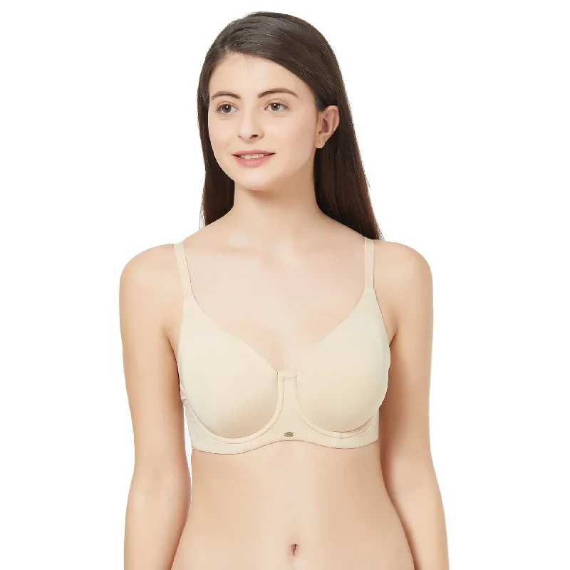 Non wired t-shirt bras for smooth look -Full Coverage Non padded Wired Bra-CB-203