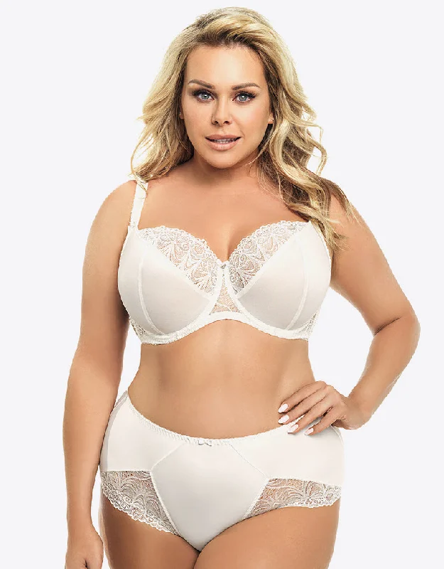 Multiway bras with padding -Gorsenia Casablanca Full Cup Bra Cream