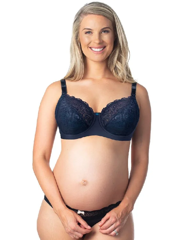 Push up strapless bra plus size -Hot Milk Temptation Full Cup Bra Ink
