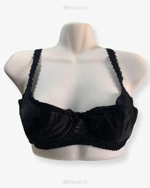 Push up bras that are breathable -Imported Stocklot Branded Net Pushup Bra - Underwired Bra Non Padded Bra - Pack of 2 Push up bras that are breathable -Imported Stocklot Branded Net Pushup Bra - Underwired Bra Non Padded Bra - Pack of 2