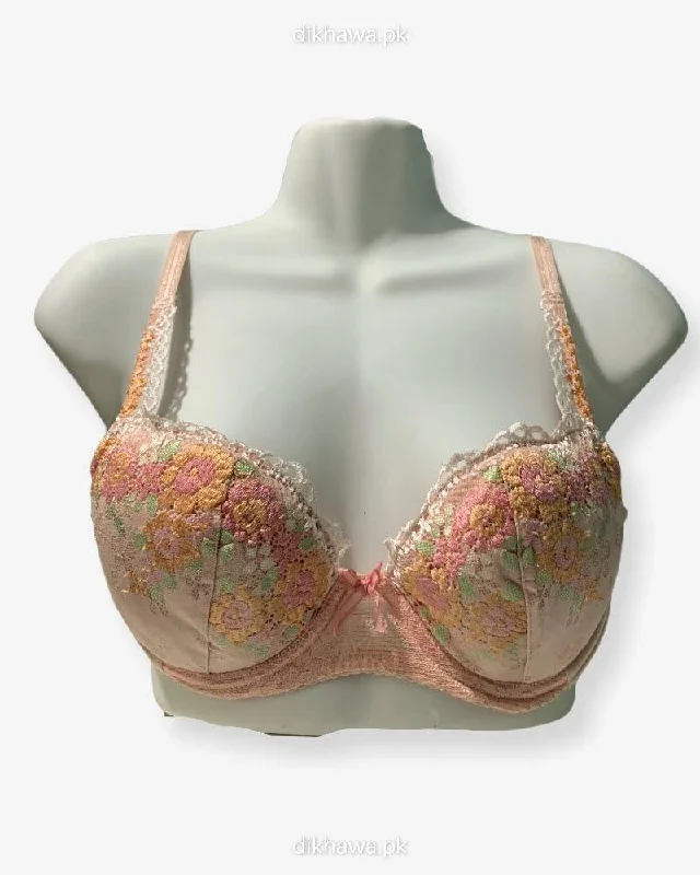 Push up bras made of lace -Imported Stocklot Branded Net Pushup Bra - Underwired Bra Non Padded Bra - Pack of 2 Push up bras made of lace -Imported Stocklot Branded Net Pushup Bra - Underwired Bra Non Padded Bra - Pack of 2