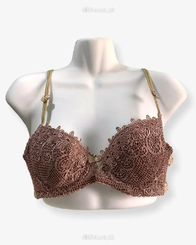 Push up bras with narrow straps -Imported Stocklot Branded Net Pushup Bra - Underwired Bra Non Padded Bra - Pack of 2 Push up bras with narrow straps -Imported Stocklot Branded Net Pushup Bra - Underwired Bra Non Padded Bra - Pack of 2