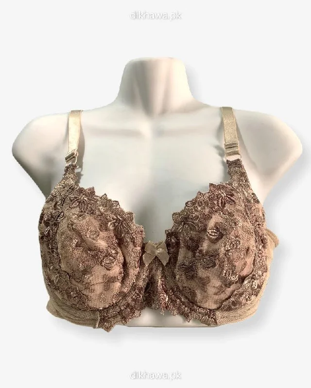 Push up bras in white color -Imported Stocklot Branded Net Pushup Bra - Underwired Bra Non Padded Bra - Pack of 2 Push up bras in white color -Imported Stocklot Branded Net Pushup Bra - Underwired Bra Non Padded Bra - Pack of 2