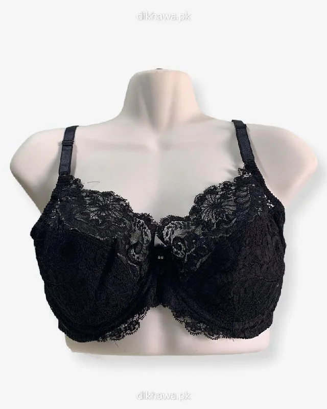 Push up bras with smooth cups -Imported Stocklot Branded Net Pushup Bra - Underwired Bra -Non Padded Bra - Pack of 2 Push up bras with smooth cups -Imported Stocklot Branded Net Pushup Bra - Underwired Bra -Non Padded Bra - Pack of 2