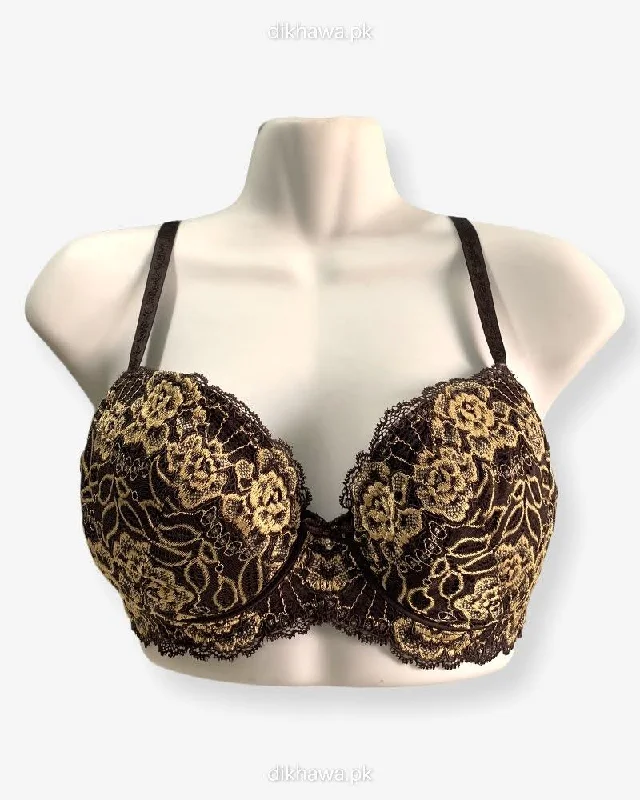 Push up strapless bra for summer -Imported Stocklot Branded Net Pushup Bra - Underwired Bra -Non Padded Bra - Pack of 2 Push up strapless bra for summer -Imported Stocklot Branded Net Pushup Bra - Underwired Bra -Non Padded Bra - Pack of 2