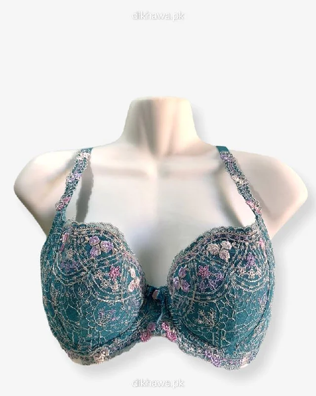 Push up bras for lift and cleavage -Imported Stocklot Branded Net Pushup Bra - Underwired Bra -Non Padded Bra - Pack of 2 Push up bras for lift and cleavage -Imported Stocklot Branded Net Pushup Bra - Underwired Bra -Non Padded Bra - Pack of 2