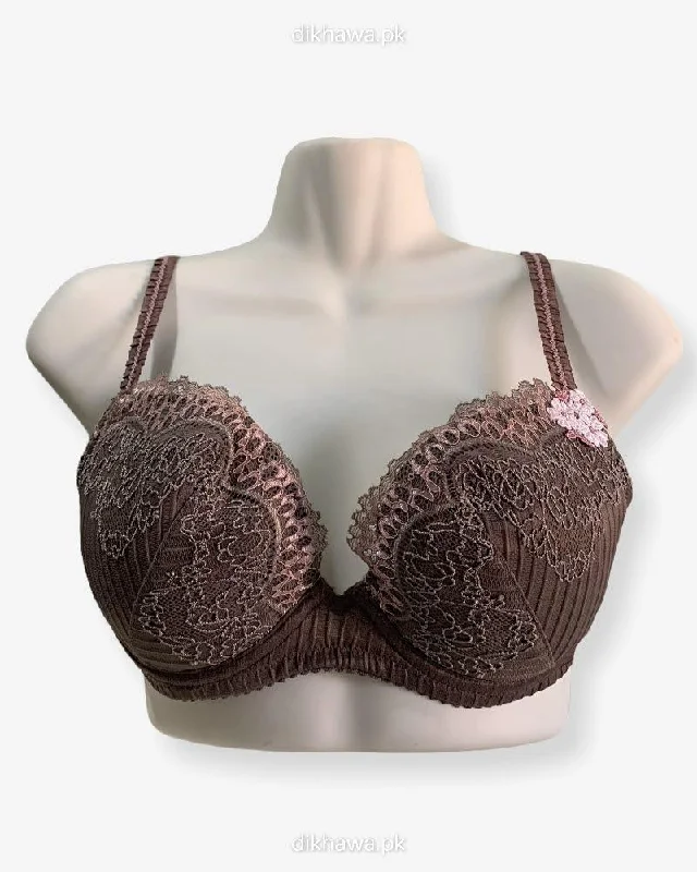 Push up bras for large busts DD cup -Imported Stocklot Branded Net Pushup Bra - Underwired Bra -Non Padded Bra - Pack of 2 Push up bras for large busts DD cup -Imported Stocklot Branded Net Pushup Bra - Underwired Bra -Non Padded Bra - Pack of 2