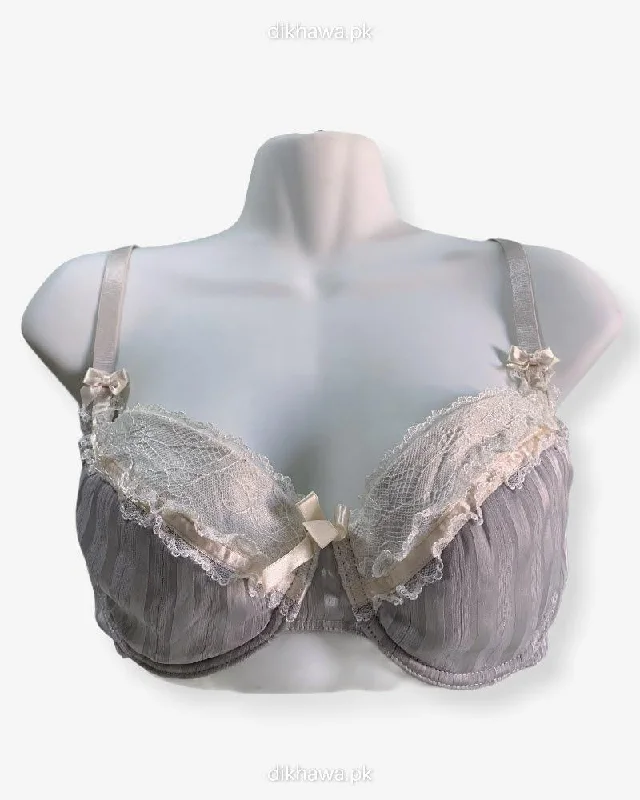 Victoria Secret bombshell push up bra before and after -Imported Stocklot Branded  Net Pushup Bra - Underwired Bra  -Non Padded Bra - Pack of 2