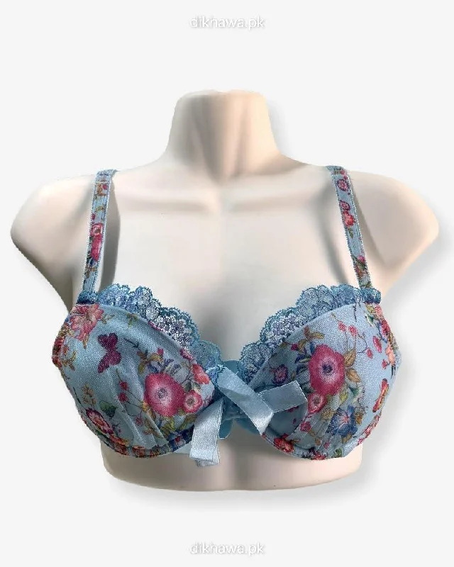 What is a push up bra and how does it work? -Imported Stocklot Branded  Net Pushup Bra - Underwired Bra  Non Padded Bra - Pack of 2