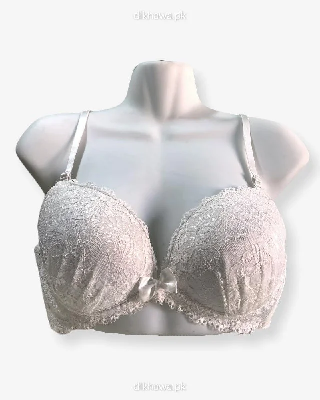 Push up bras for asymmetrical breasts -Imported Stocklot Branded Net Pushup Bra - Underwired Bra -Padded Bra - Pack of 2 Push up bras for asymmetrical breasts -Imported Stocklot Branded Net Pushup Bra - Underwired Bra -Padded Bra - Pack of 2
