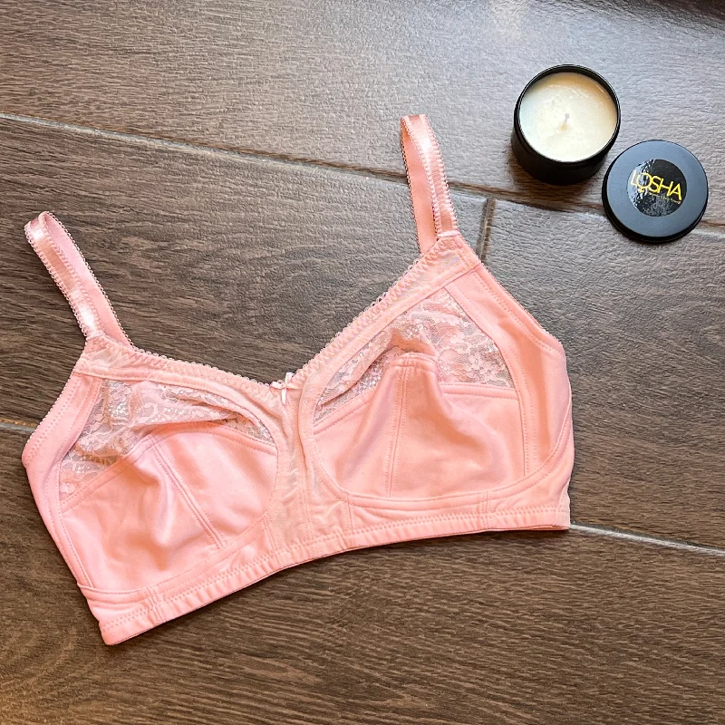 Push up strapless bra plus size -Losha Plus Quattro Support Full-Coverage Wirefree Bra With Side Shaping Panels-QUARTZ PINK Push up strapless bra plus size -Losha Plus Quattro Support Full-Coverage Wirefree Bra With Side Shaping Panels-QUARTZ PINK