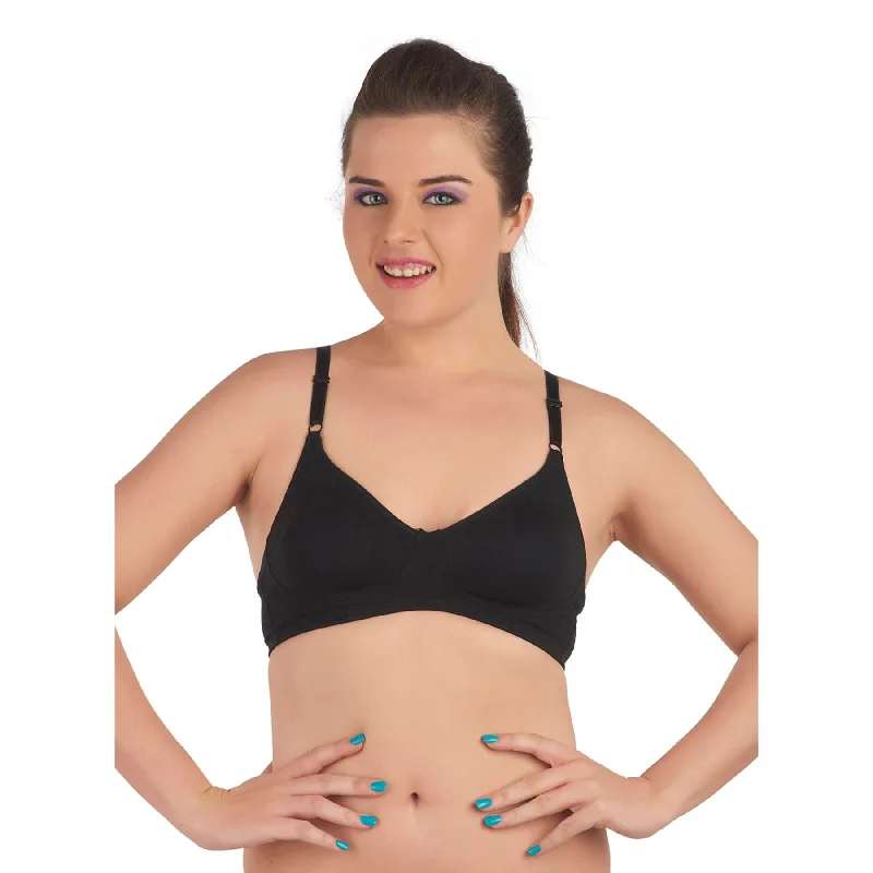 When should I wear a non wired bra? -3Medium Coverage Non Padded Non Wired Cotton Bra-CB-305