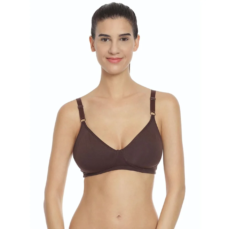 Are non wired bras good for support? -3Medium Coverage Non Padded Non Wired Cotton Bra-CB-305