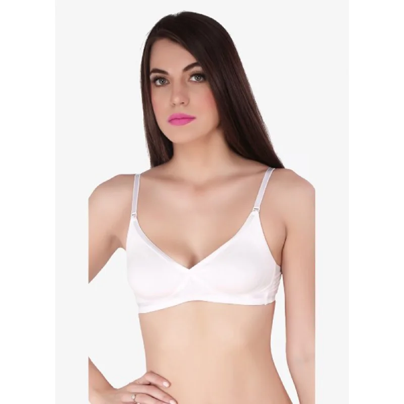 Non wired bras for post surgery -Medium Coverage Non Padded Non wired Cross Over Seamless Bra-CB-402 Non wired bras for post surgery -Medium Coverage Non Padded Non wired Cross Over Seamless Bra-CB-402