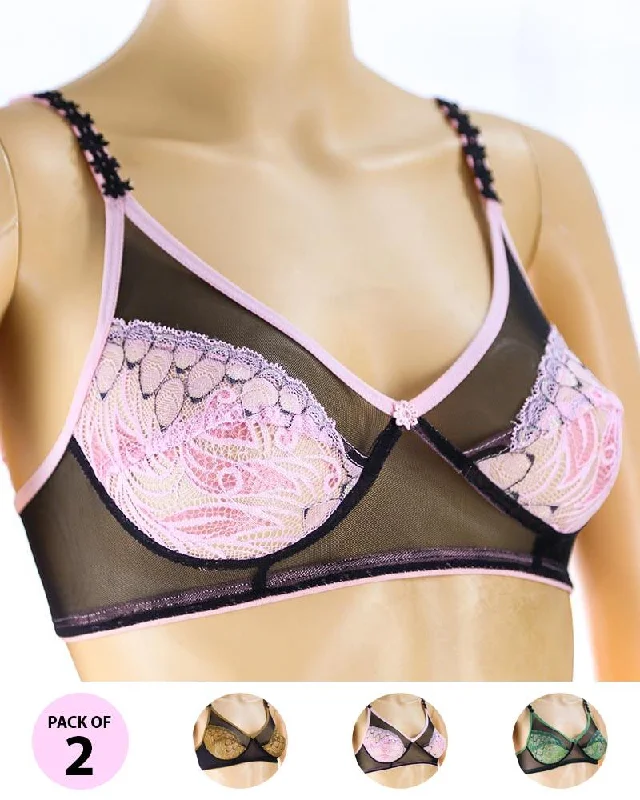 What is the best non wired bra for support? -Pack of 2 Madam Bra - Rain - Non Padded Bra - Non Wired Bra What is the best non wired bra for support? -Pack of 2 Madam Bra - Rain - Non Padded Bra - Non Wired Bra