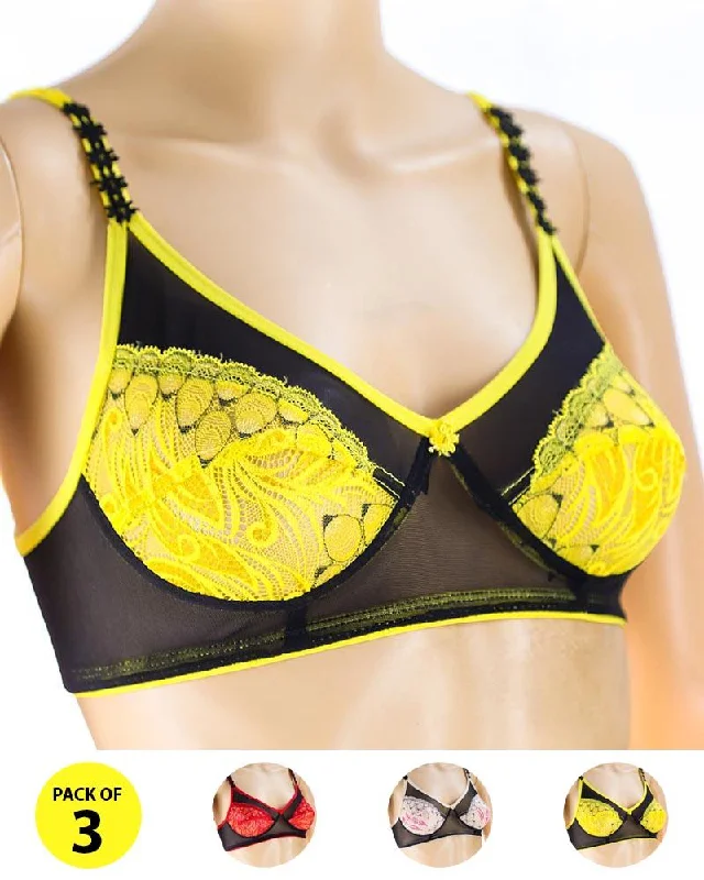 Are non wired bras suitable for everyday wear? -Pack of 3 Madam Bra - Rain - Non Padded Bra - Non Wired Bra Are non wired bras suitable for everyday wear? -Pack of 3 Madam Bra - Rain - Non Padded Bra - Non Wired Bra