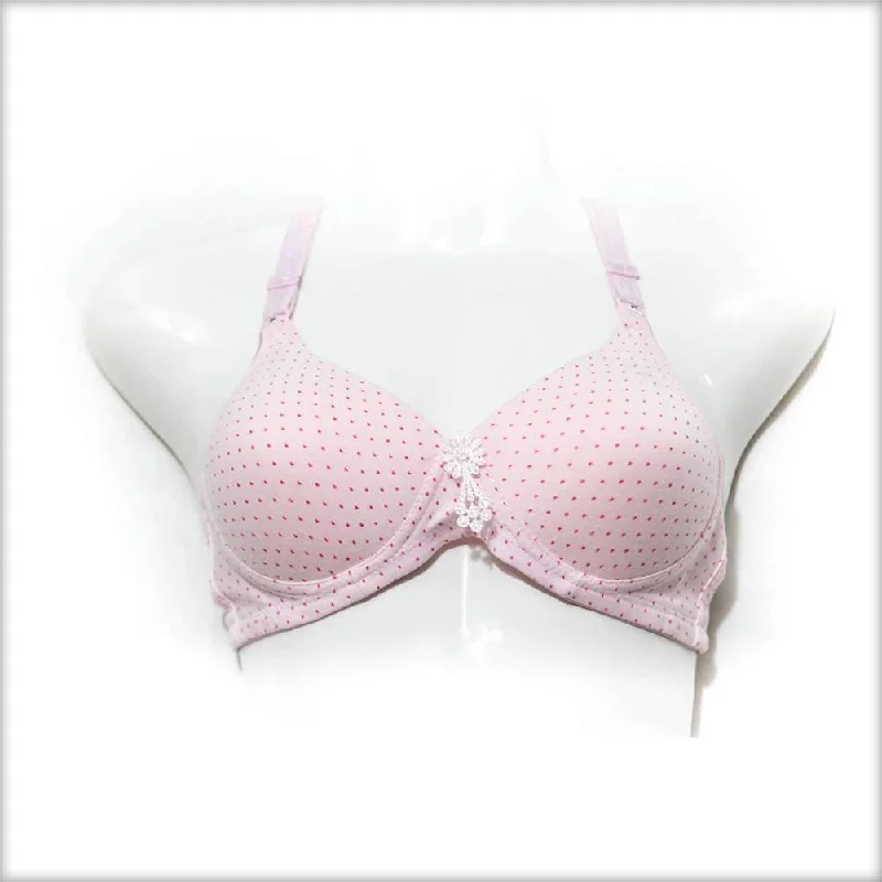 Which brand makes the most comfortable push up strapless bras? -Polka Dotted Baby Pink Bra Which brand makes the most comfortable push up strapless bras? -Polka Dotted Baby Pink Bra