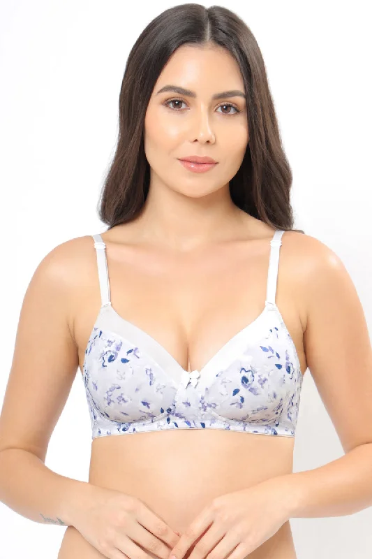 Multiway bras for various styles -Satin Edge Padded Non-wired T-shirt Bra - Lilac Hint Pr Multiway bras for various styles -Satin Edge Padded Non-wired T-shirt Bra - Lilac Hint Pr