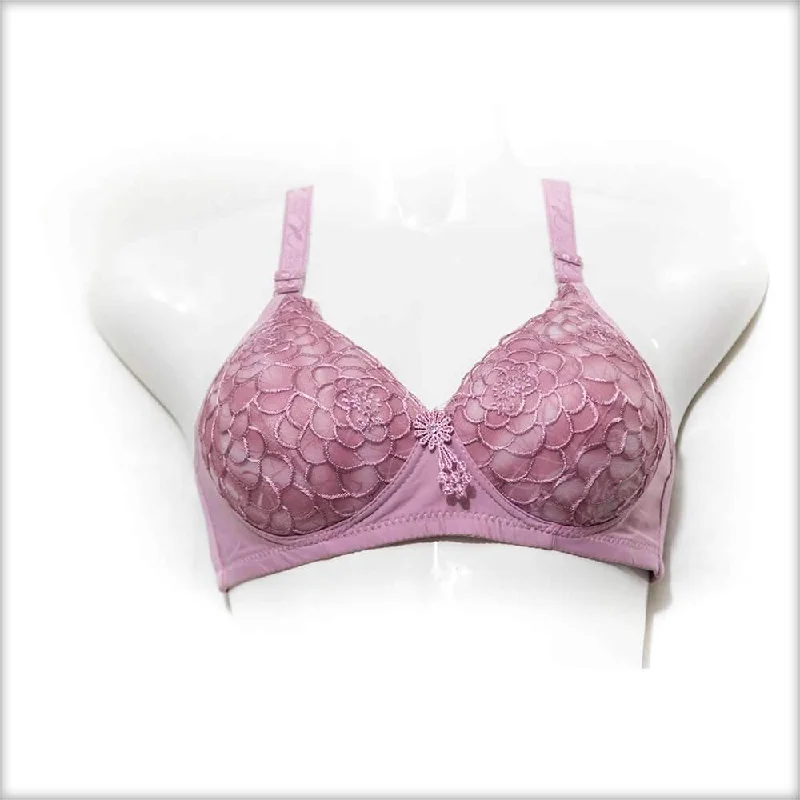 Push up bras with built in shapewear -Single Padded Fancy Bra