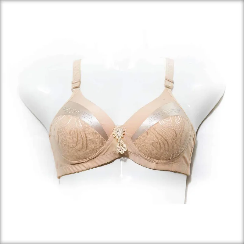 Non wired bras for travel -Single Padded Imported Bra Skin