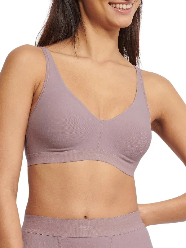 Non wired bras with remarkable features -EVER Ease Soft Bra - Foggy Mauve