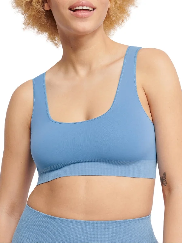 Non wired bras for year round comfort -EVER Infused Camomile Top - Azura Blue