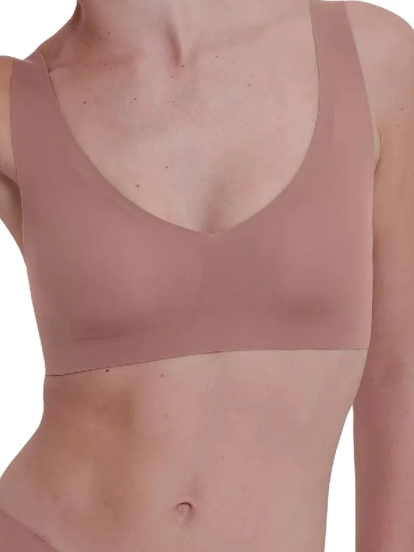 Non wired bras with high quality -ZERO Feel 2.0 Bralette - Cacao