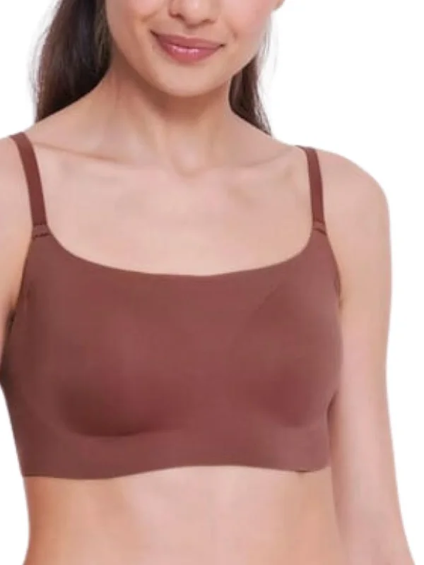 Non wired bras for lounging -ZERO Feel 2.0 Ultra Bra - Burnt Henna