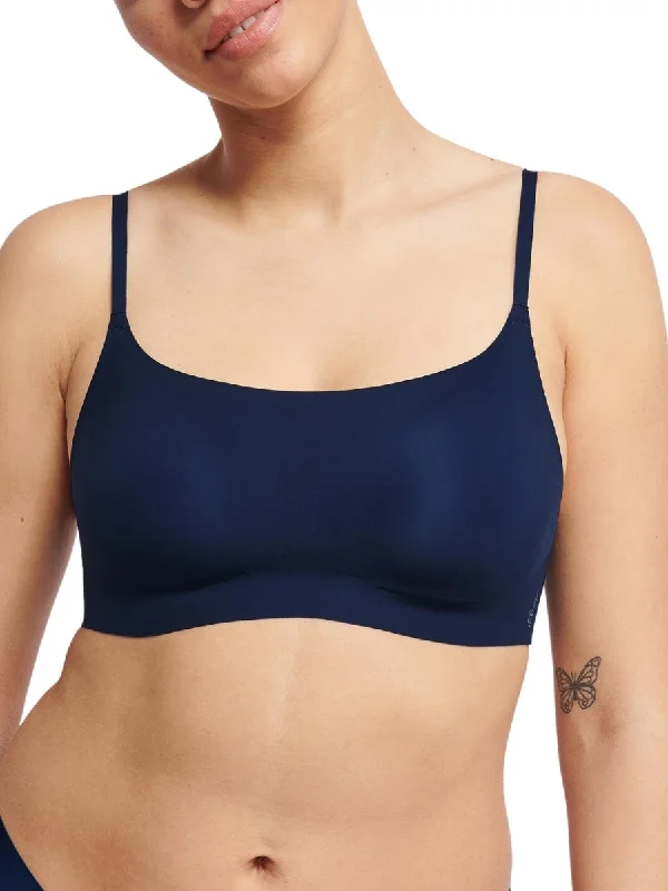 Non wired bras with smooth cups -ZERO Feel 2.0 Ultra Bra - Navy