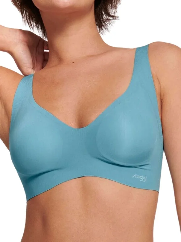 Non wired bras for every girl -ZERO Feel Bralette - Blue Lake